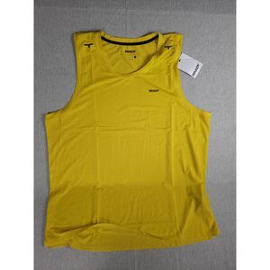 Brady Men 2XL Lightweight Stretch Performance Run Tank Tops Round Neck Polyester